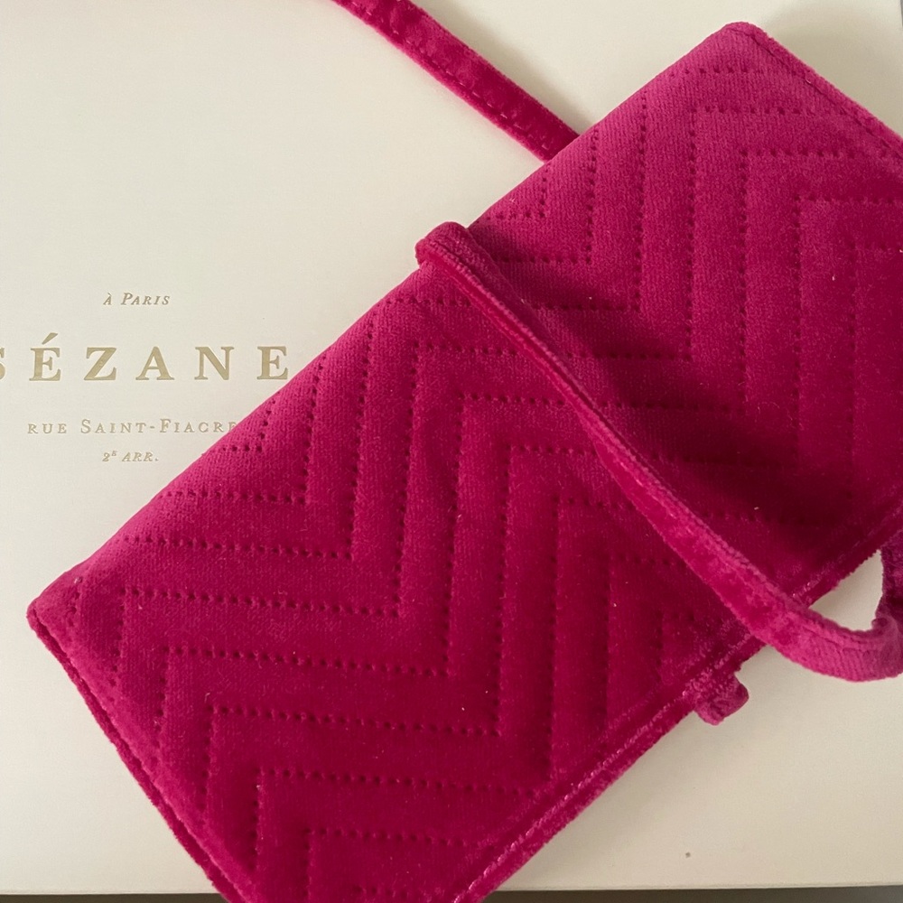 Sezane jewelry wrap pouch